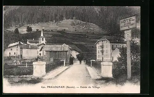 AK Pralognan, Entrée du Village