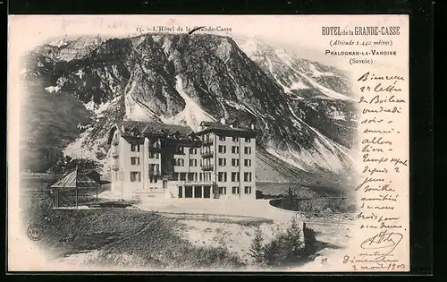 AK Pralognan-la-Vanoise, Hotel de la Grande-Casse