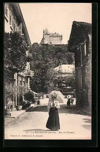 AK La Rochette, Rue du Château