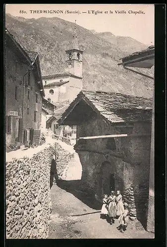 AK Thermignon, L`Eglise et la Vieille Chapelle