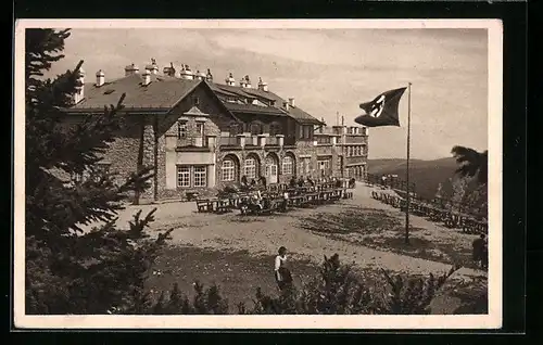 AK Rax, Bergstation Raxbahn mit 