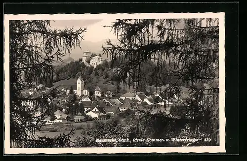 AK Neumarkt, Ortsansicht aus der Vogelschau
