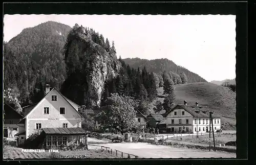 AK Fallenstein, Ortspartie mit Gasthaus Eder