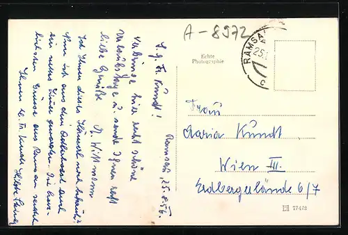 Foto-AK Ramsau, Haus Trautheim