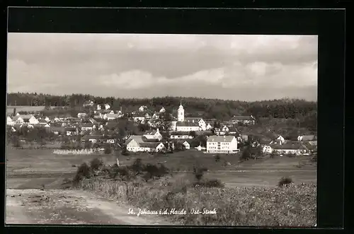 AK St. Johann i. d. Haide, Ortsansicht aus der Ferne