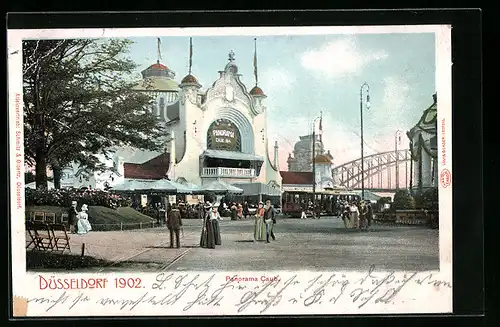 AK Düsseldorf, Industrie- und Gewerbe-Ausstellung 1902, Panorama Caub