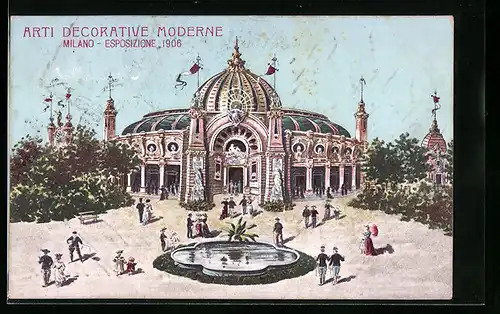 AK Milano, Esposizione 1906, Arti decorative moderne