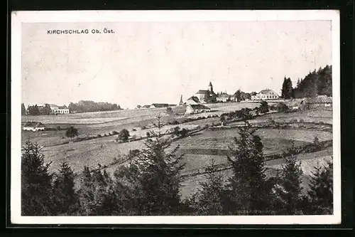 AK Kirchschlag, Panorama des Ortes
