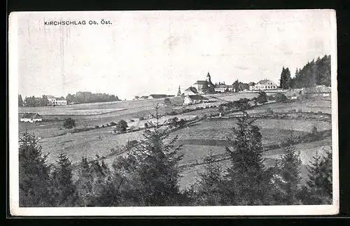 AK Kirchschlag, Panorama der Ortschaft