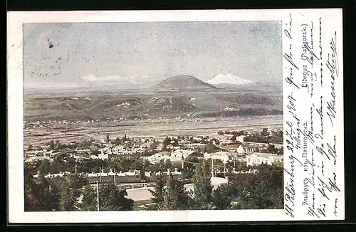 AK Piatigorsk, Teilansicht mit Elbrus