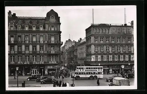 AK Berlin, Unter den Linden, Ecke Friedrichstrasse