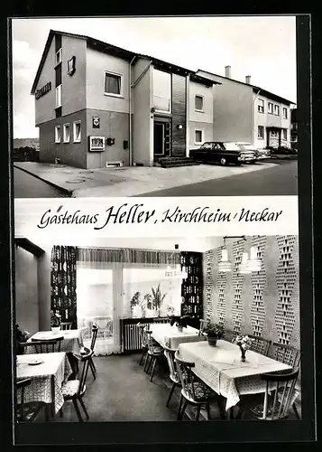 AK Kirchheim /Neckar, Hotel Gästehaus Heller