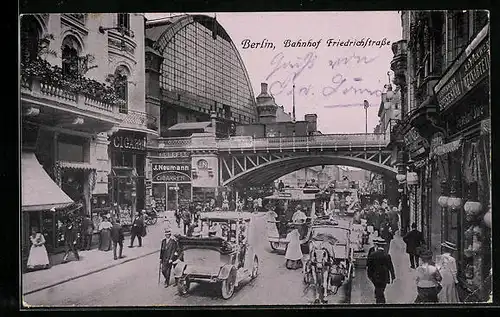 AK Berlin, Bahnhof Friedrichstrasse