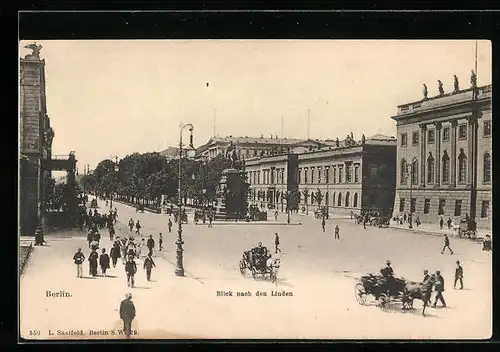 AK Berlin, Blick nach den Linden