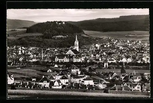 AK Tuttlingen an der Donau, Ortsansicht mit Blick auf Kirchturm