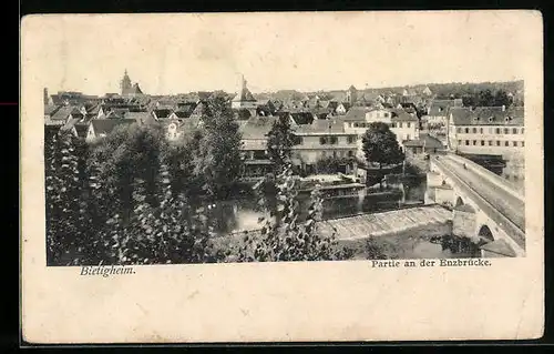 AK Bietigheim, Partie an der Enzbrücke