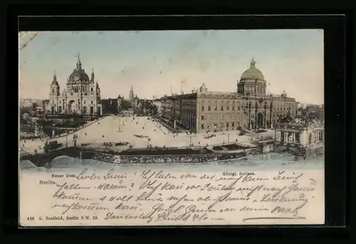 AK Berlin, Neuer Dom und Königl. Schloss