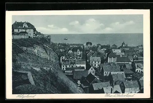 AK Helgoland, Ober- u. Unterland