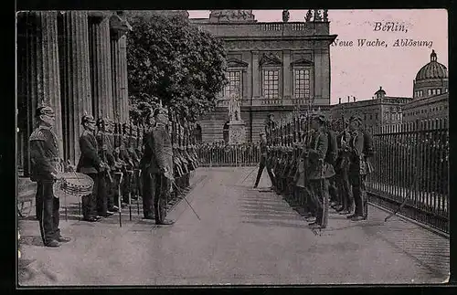 AK Berlin, Neue Wache, Ablösung