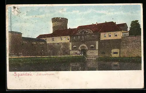 AK Berlin-Spandau, Ansicht vom Juliusthurm