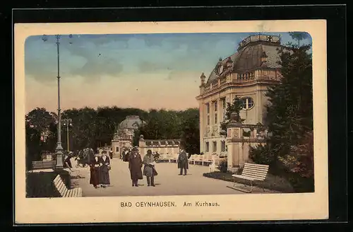 AK Bad Oeynhausen, Kurpark mit Kurhaus