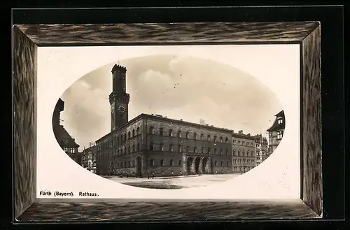 AK Fürth /Bayern, Ansicht vom Rathaus