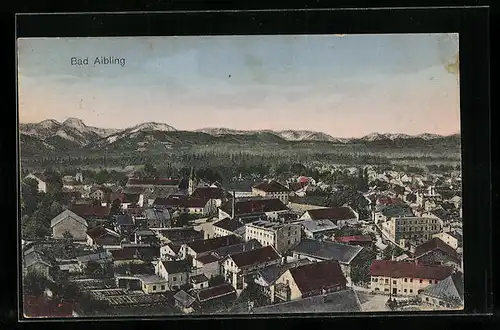 AK Bad Aibling, Ortsansicht aus der Vogelschau