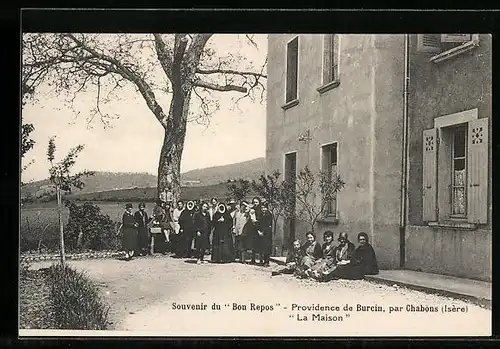 AK Burcin par Chabons, Bon Repos, Providence de Burcin, La Maison