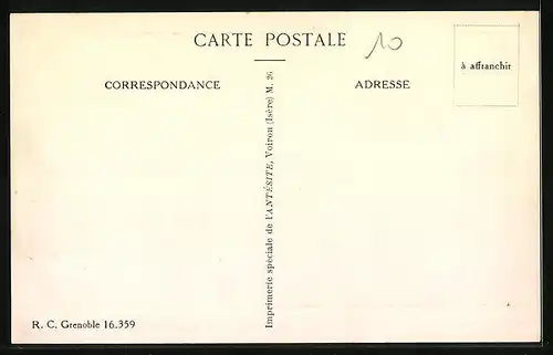 AK Voiron, Vue Générale de l`Usine Antésite N. Perrot en 1930