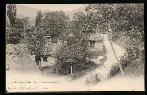 AK Grenoble, La Route de Quaix