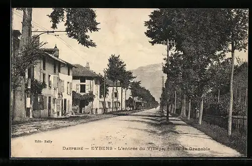 AK Eybens, L`entrée du Village, Route de Grenoble