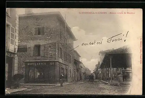 AK St-Etienne-de-St-Geoirs, Maison natale de Mandrin