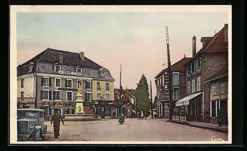 AK Les Abrets, Place de la République et Rue d`Italie