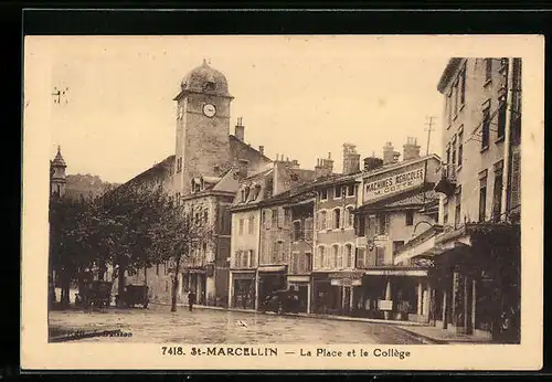 AK St-Marcellin, La Place et le Collège