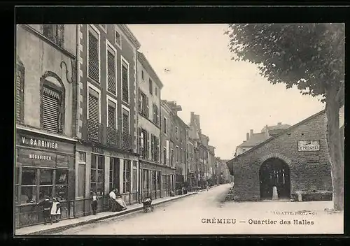 AK Crémieu, Quartier des Halles