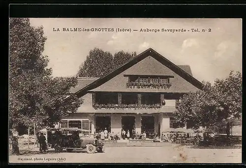 AK La Balme-les-Grottes, Auberge Savoyarde