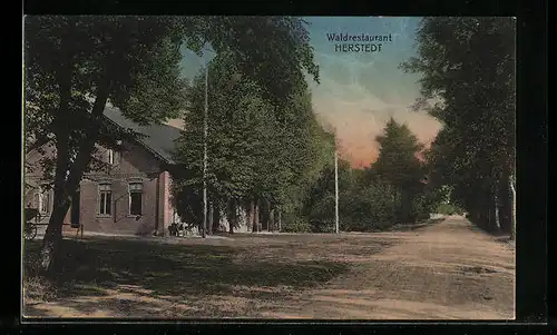 AK Heerstedt, Waldweg am Waldrestaurant