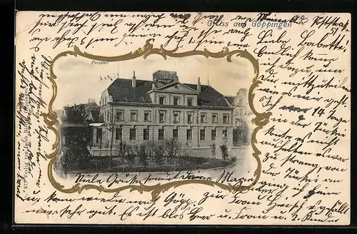 AK Göppingen, Blick auf das Postamt