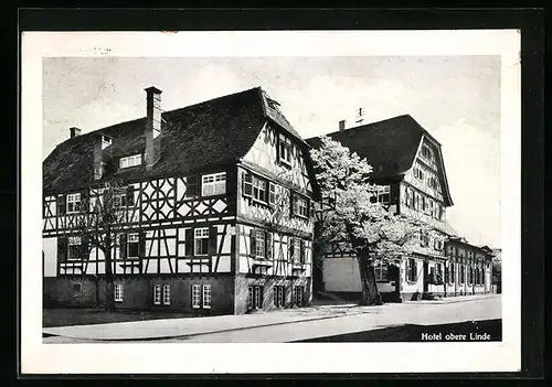 AK Oberkirch i. Schwarzwald, Hotel obere Linde, Bes.: A. Dilger