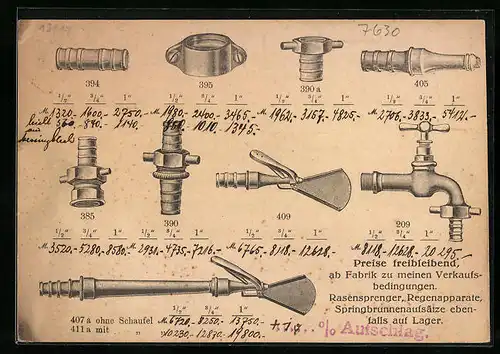 AK Lahr /Baden, Armaturenfabrik Carl Nestler, Kombiniertes Spritzrohr EPE