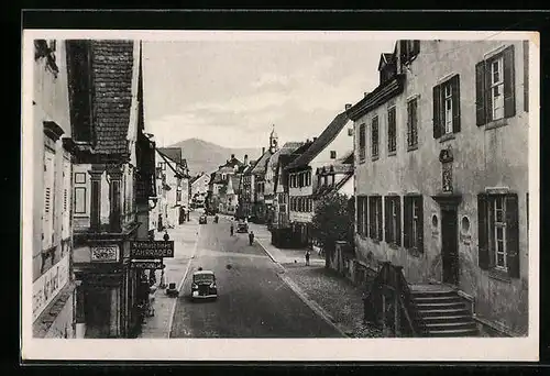 AK Oberkirch, Strassenpartie im Ort