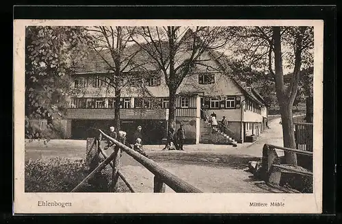 AK Ehlenbogen, Gasthaus Mittlere Mühle