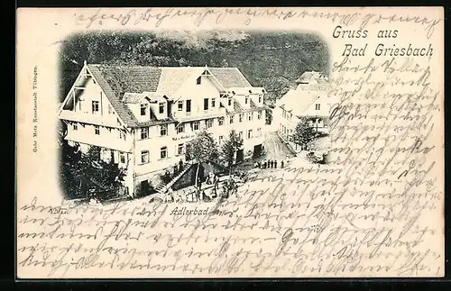 AK Bad Griesbach, Bad und Gasthof zum Adlerbad