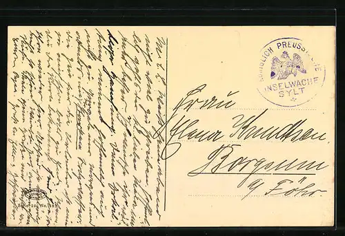 AK Westerland a. Sylt, Blick auf Warmbad