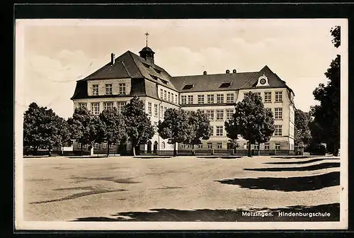 AK Metzingen, Blick auf Hindenburgschule