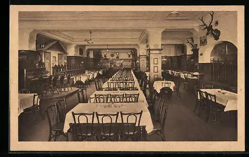 AK München, Hotel & Restaurant Peterhof, Marienplatz 26