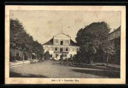 AK Lahr i. B., Sandersche Villa