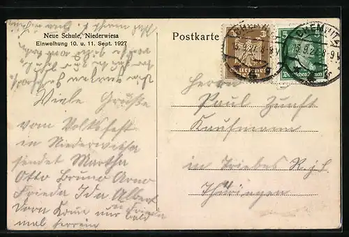 AK Niederwiesa, Neue Schule