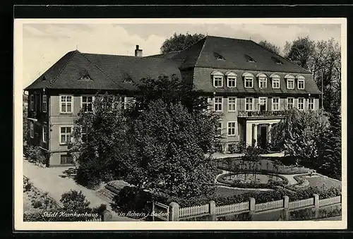 AK Achern i. Baden, Blick auf das Städtische Krankenhaus