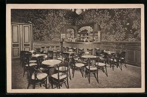 AK Leipzig, Bar des Gasthaus Weinpalast Eden in der Kurprinzstr 2